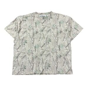 Faded Camo T Shirt Men XL Oversized Boxy Fit Single Stitch Streetwear Skater